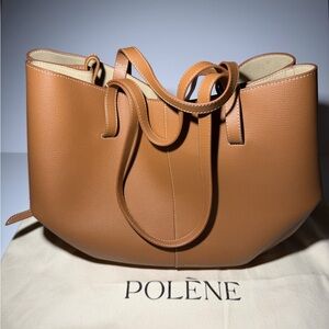 [SOLD OUT] Polène Cyme Camel Textured Leather – NYC Boutique, Receipt + Dust Bag